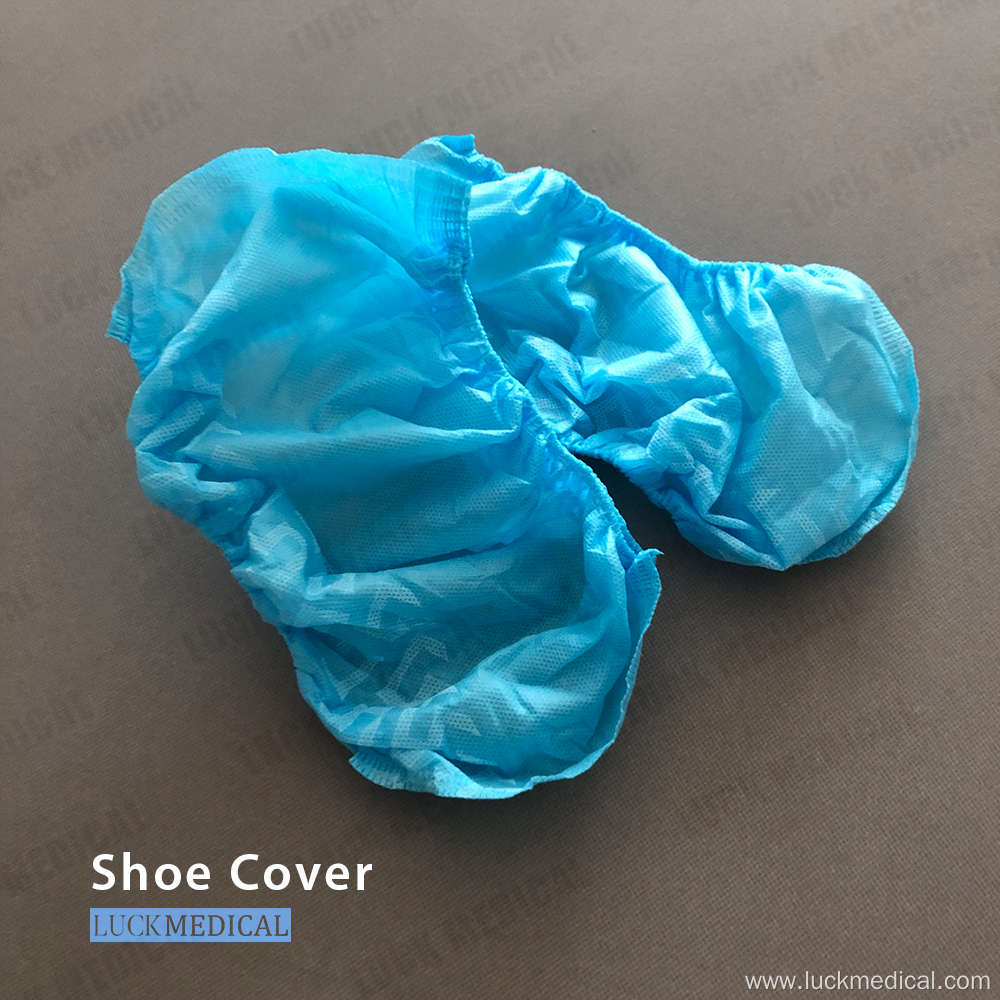 Blue Disposable Shoe Cover Non Slip