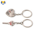 Custom Funky Detachable Pair Metal Keychains