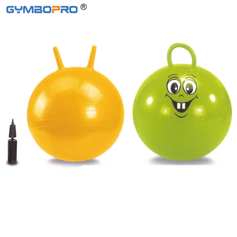 New Gymnastic Yoga Ball With Handle PVC Yoga Ball