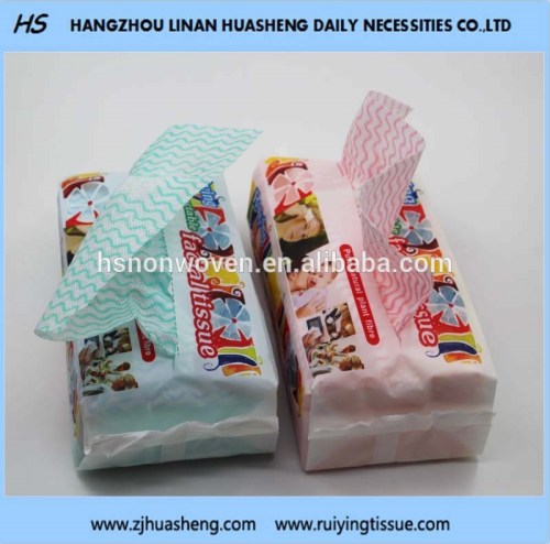 Nonwoven facial tissues for personal hygiene Biodegradable HS1147 Cleansing facial towels