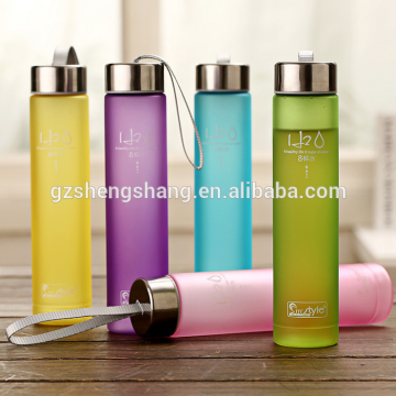 plastic water tube bottle