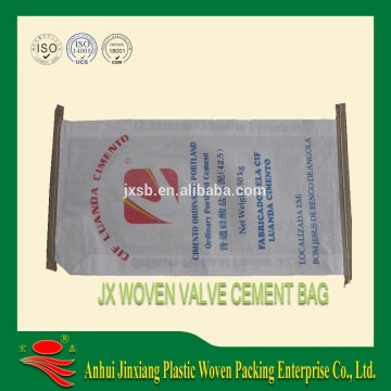 2016 Exported pp woven valve cement bags