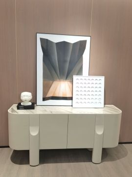 Ask wood EO grade Display cabinet