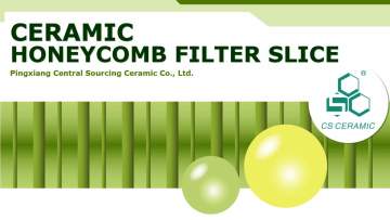 Honeycomb Ceramic Filter , Industrial Ceramic For Filtery