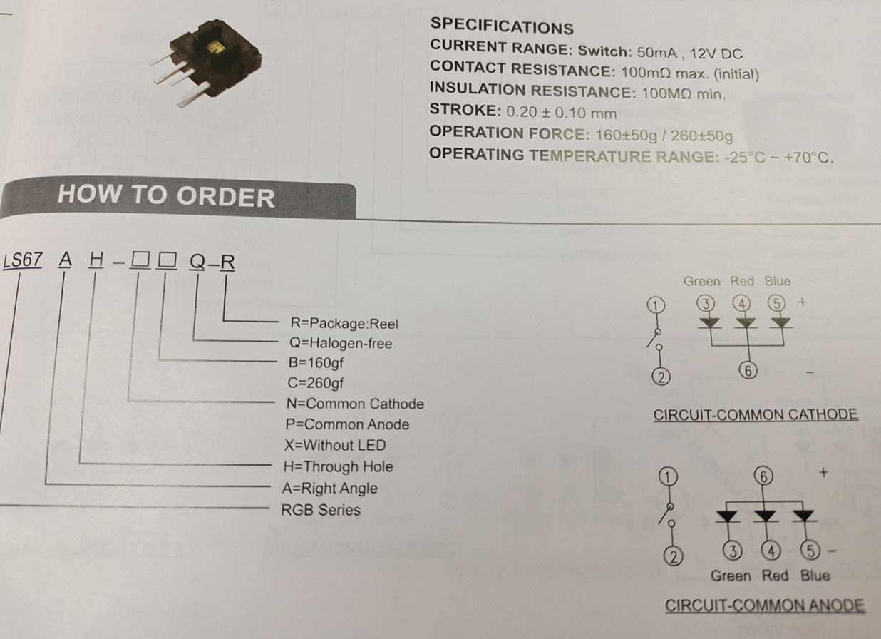 LED TACT SWITCH