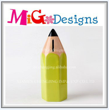 Customized Pencil Coin Money Bank For Europen Market