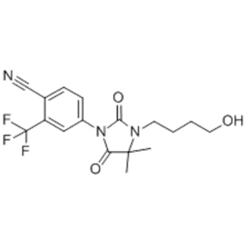 Benzonitrile,4-[3-(4-hydroxybutyl)-4,4-dimethyl-2,5-dioxo-1-imidazolidinyl]-2-(trifluoromethyl)- CAS 154992-24-2