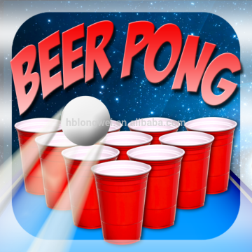 9oz disposable plastic cup for beer pong game