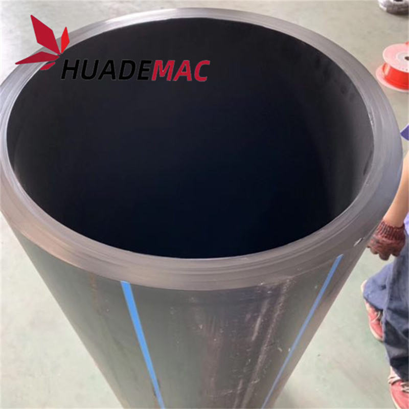 خط بثق أنابيب المياه HDPE 3 طبقة