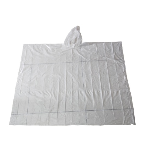 Impermeable desechable de poncho de almidón de maíz PLA