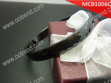 Fashion black ceramic 8mm bangle ,black ceramic fashion bangle for woman ,kids