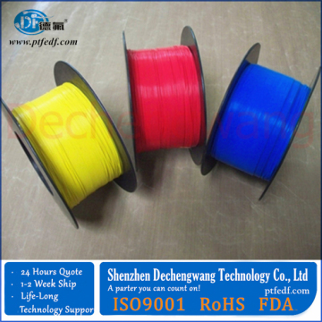 Filler PTFE red blue black color ptfe tube