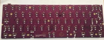 Purple  key board  PCB