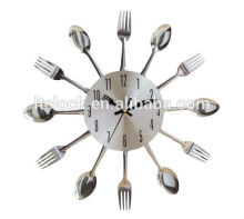 Stainless iron kitchen clock