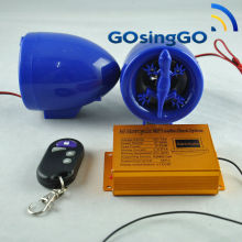 alarm mp3 radio motorcycle parts with remote control