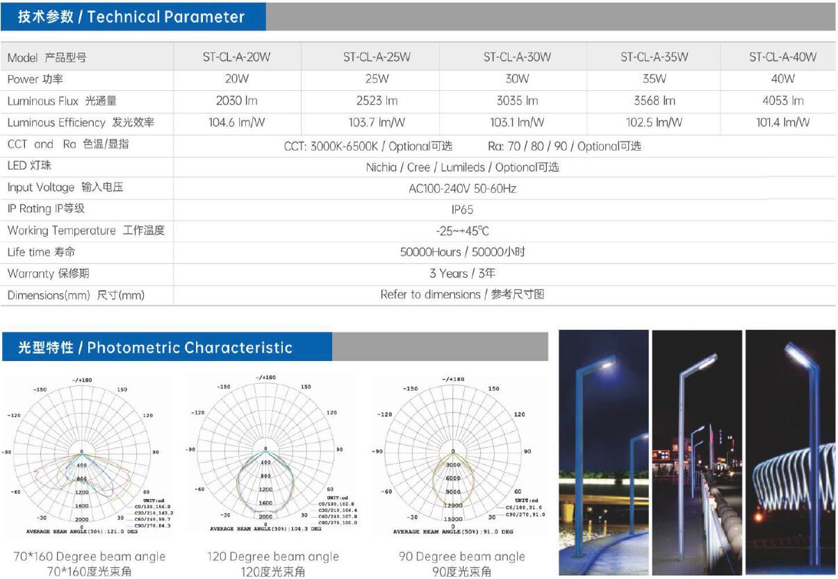 20w 30w 40w LED Outdoor Garden Light 220v Courtyard Landscape Lamp Aluminum Body IP65 Cold White Emitting AC ROHS Certified