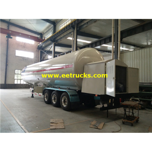 Trailer xe tăng LPG 60000l với máy bơm