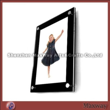 Wall-hanging Black Acrylic Magnet Rahmen