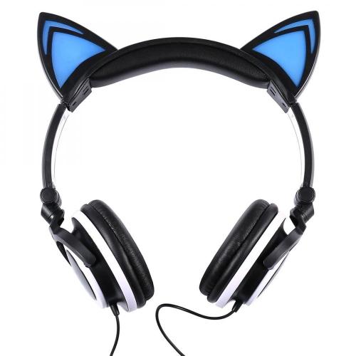 Cuffie stereo per gatti cablate con logo personalizzato