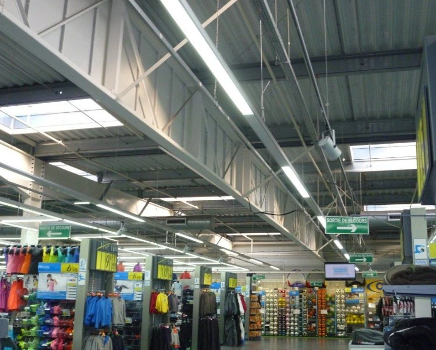 High Luminous Efficacy 140-170lm/W Commercial Warehouse Lighting
