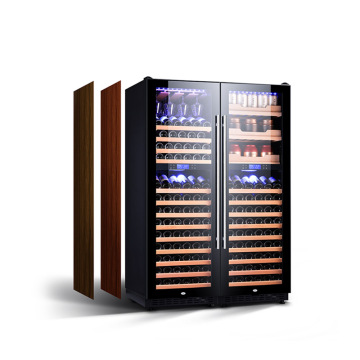 Vertical shelf wine fridge thermostat wine refrigerator