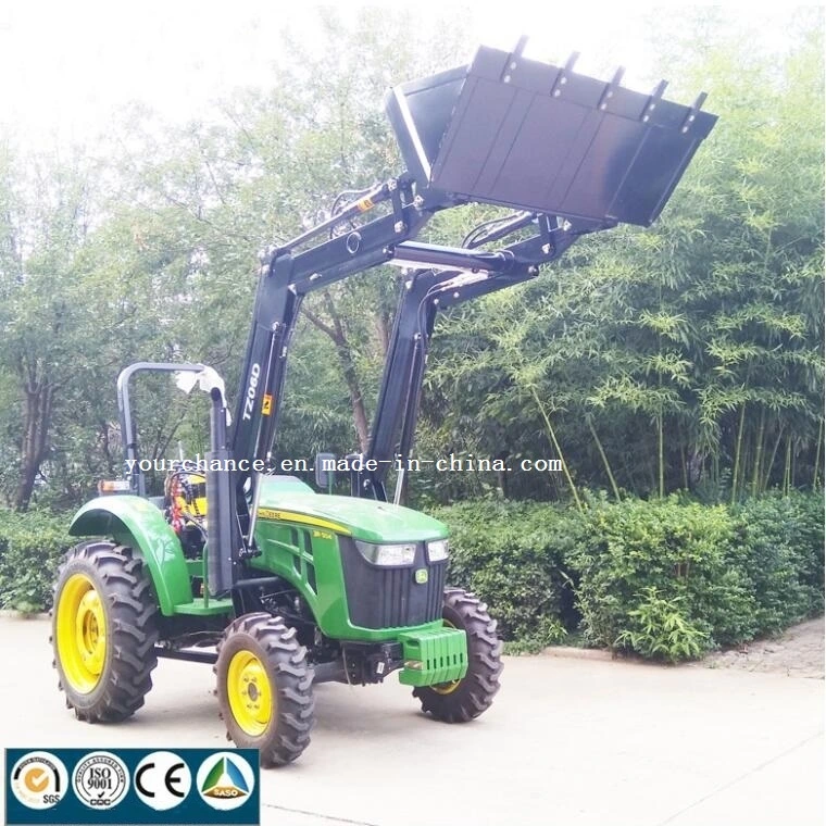 Tz06D Multifunctional 4in1 Bucket Front End Loader for 45-65HP Agricultural Wheel Farm Tractor