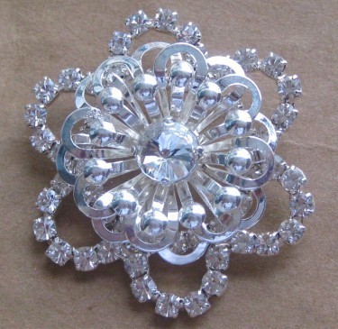 rhinestone flower embellishments