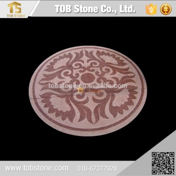 Customized Available marble inlay floor medallions