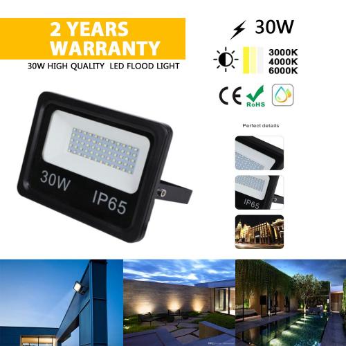 Proyector LED de luz exterior IP65 30W