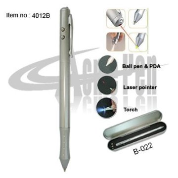 Four in one Torch Touch Stylus Ball Pen Laser Pointer Multifunction Pen