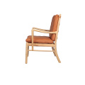 Classic OW149 Colonial Leather Lounge Chair Replica