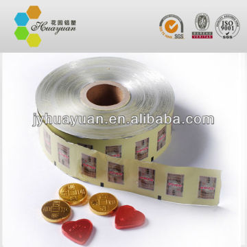 Aluminium foil chocolate packing