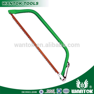 65Mn blade with protection cover gardening bow saw,bow pruning saw