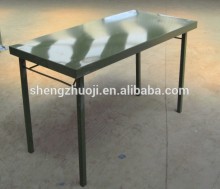 steel military folding table