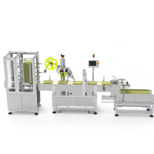 SKILT Auto Egg Trays Labeling Machine with Feeder Stacker Option