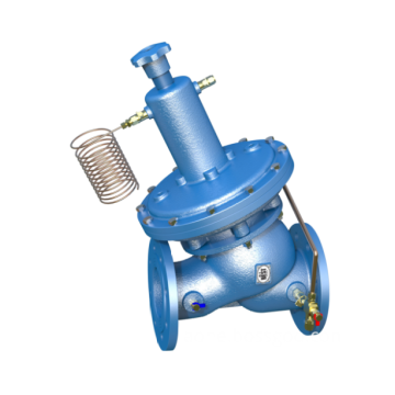 Self-actuated differential pressure control valve DN125