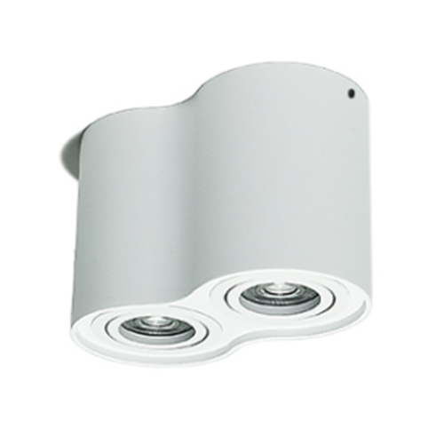 LEDER Downlight LED Rond Blanc 2*7W Dimmable