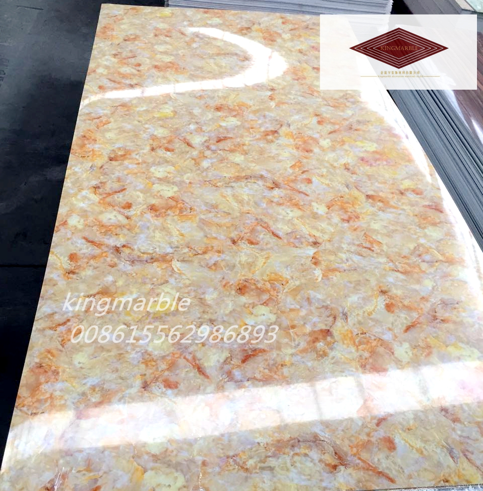 UV decorative Marble Pvc Sheet for interior decoration