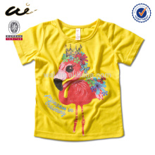 Spring polyester bodyfit print kids polo shirts printed tee shirts