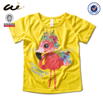 Spring polyester bodyfit print kids polo shirts printed tee shirts