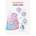 Kindergarten School Bag Glitter Printed Primary Backpack Lightweight