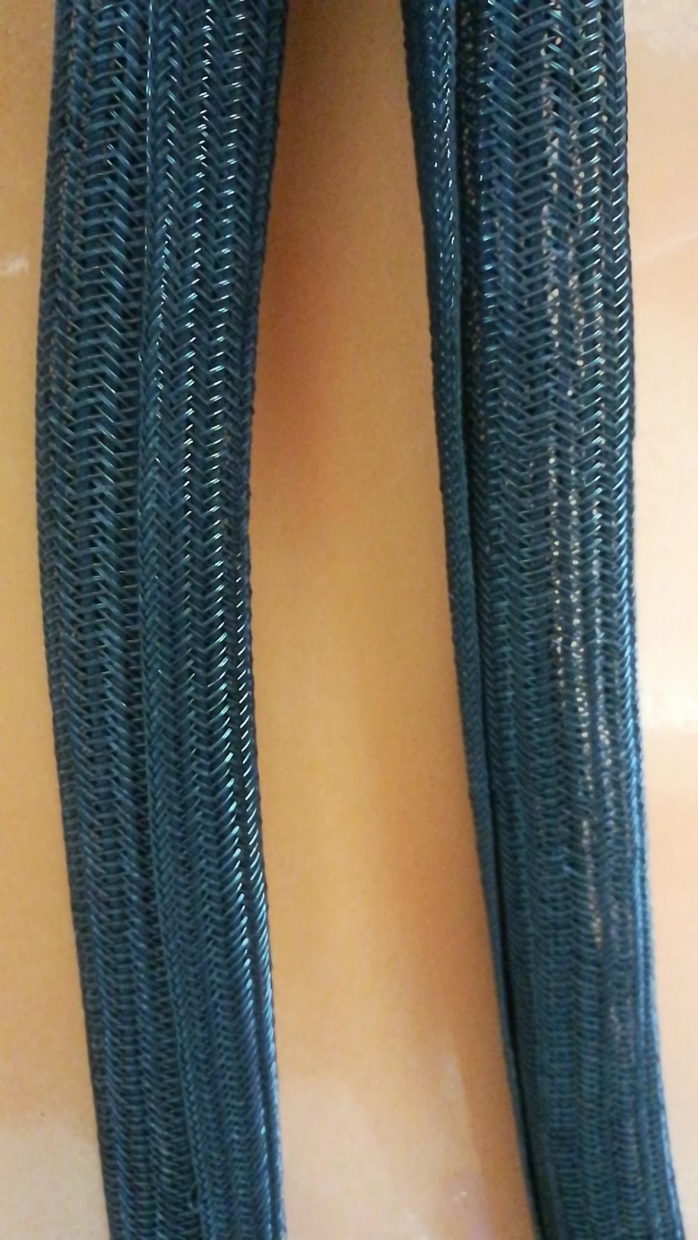 Semi Rigid Wrap Split PET Braided Sleeving