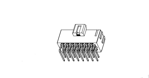 Serie de conector de doble fila de una oblea de 3.50 mm de 90 mm