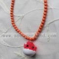 Acrylic Opaque Chunky Beads Bubblegum Necklace For Baby