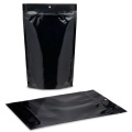 Black Stand Up Bags for Organic Product Packaging