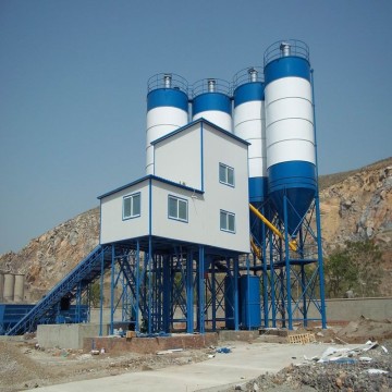 large scale concrete producing line construction equipment HLS90