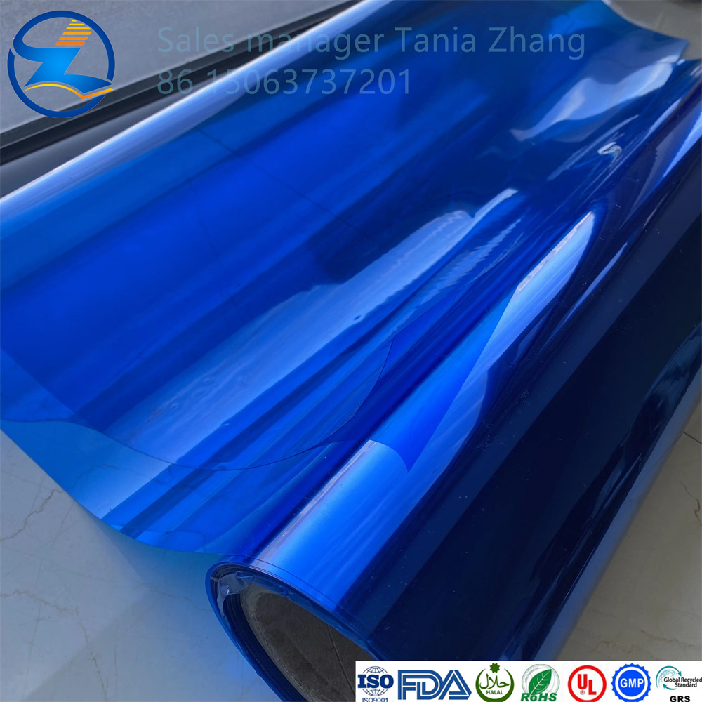 High Quality Blue Color Pvc Translucent Film 4 Jpg