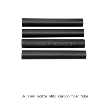 40x38x1000mm carbon fiber tube 3k twill matte