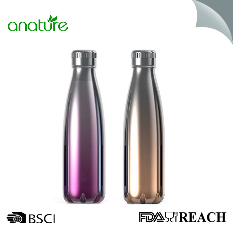 Metallic Insulated Water Drink Bottle Turquoise