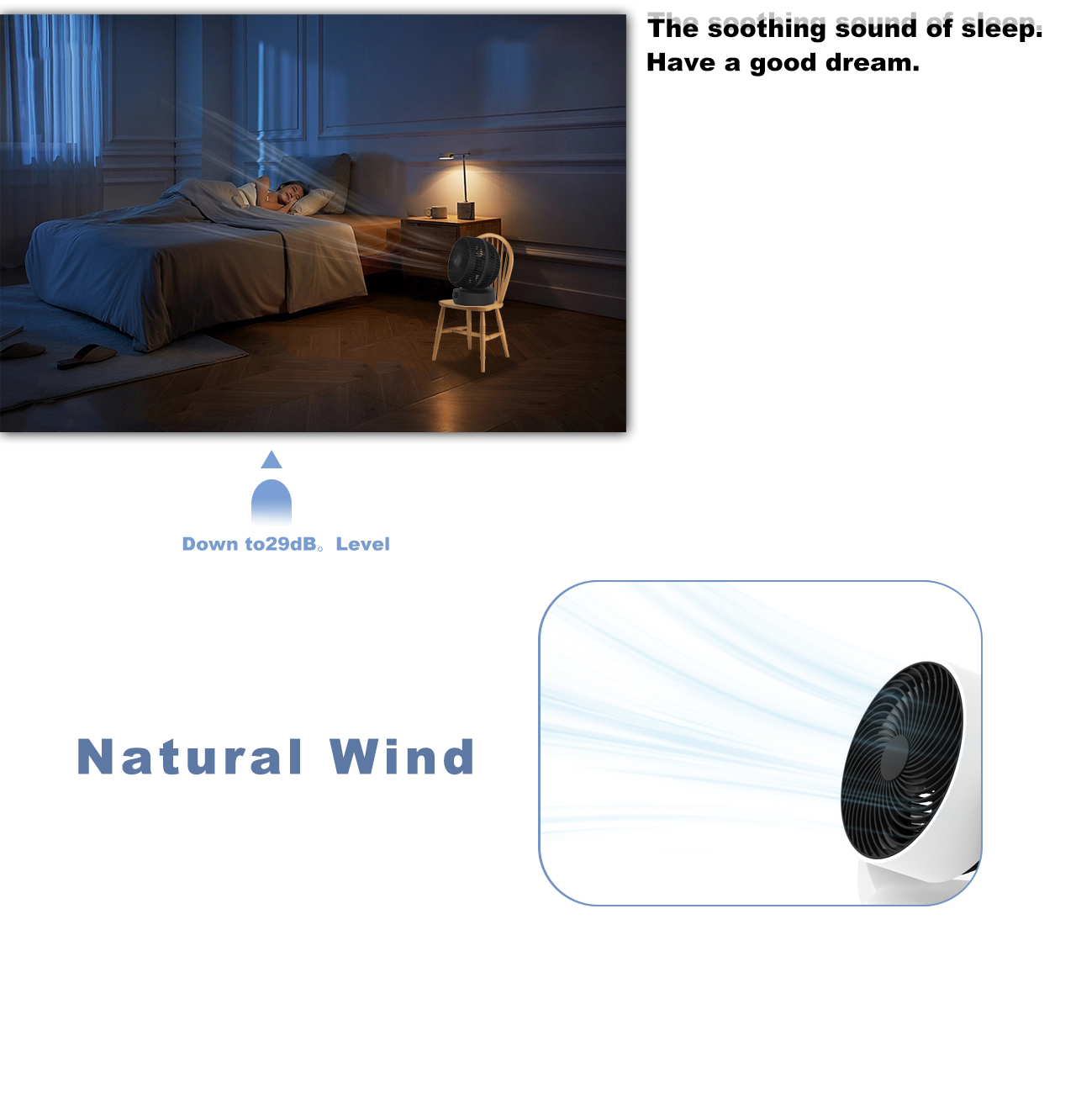 HTS-F169 Circulator Fan low noisy HTS-F169 Circulator Fan low noisy
